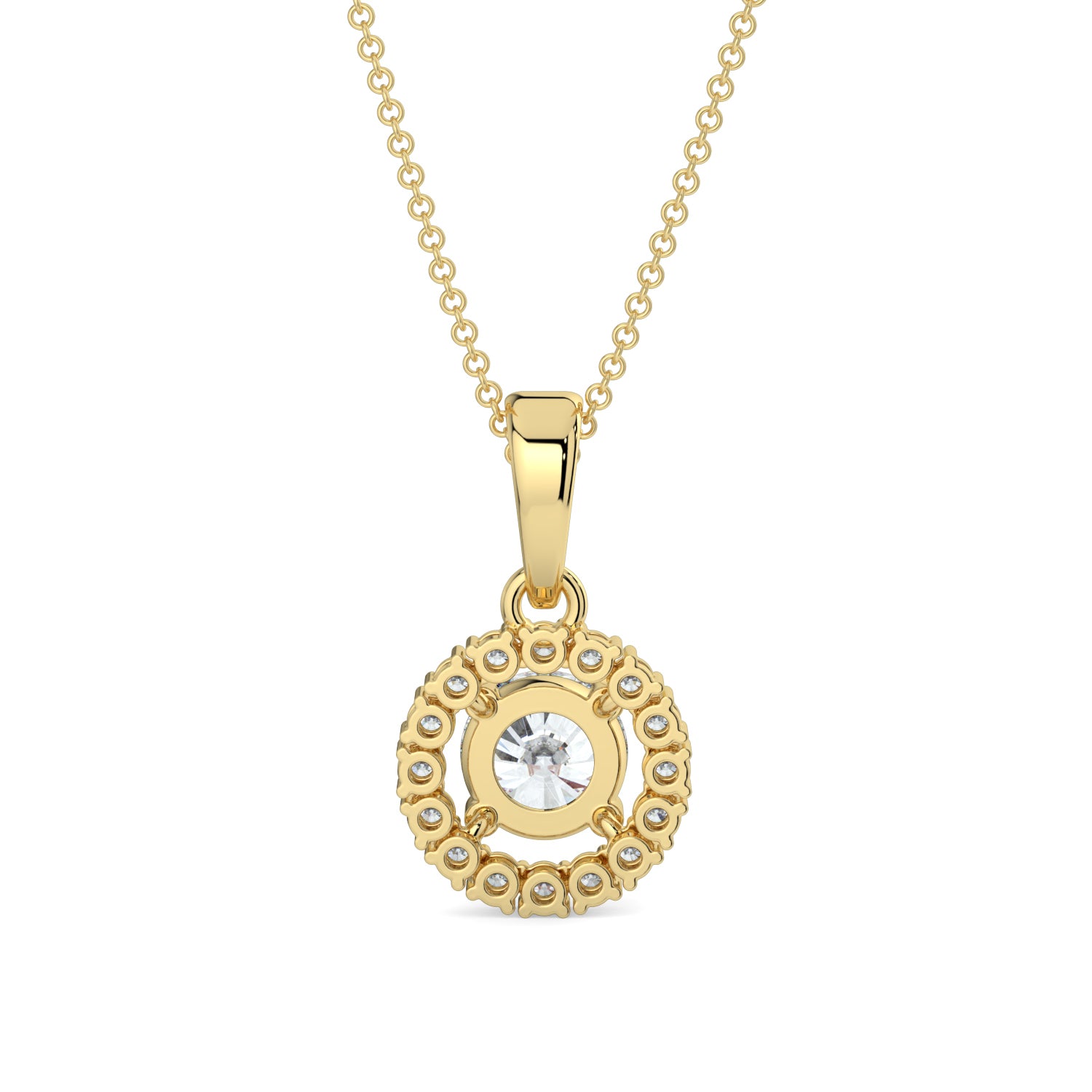 halo necklace diamond halo necklace diamond