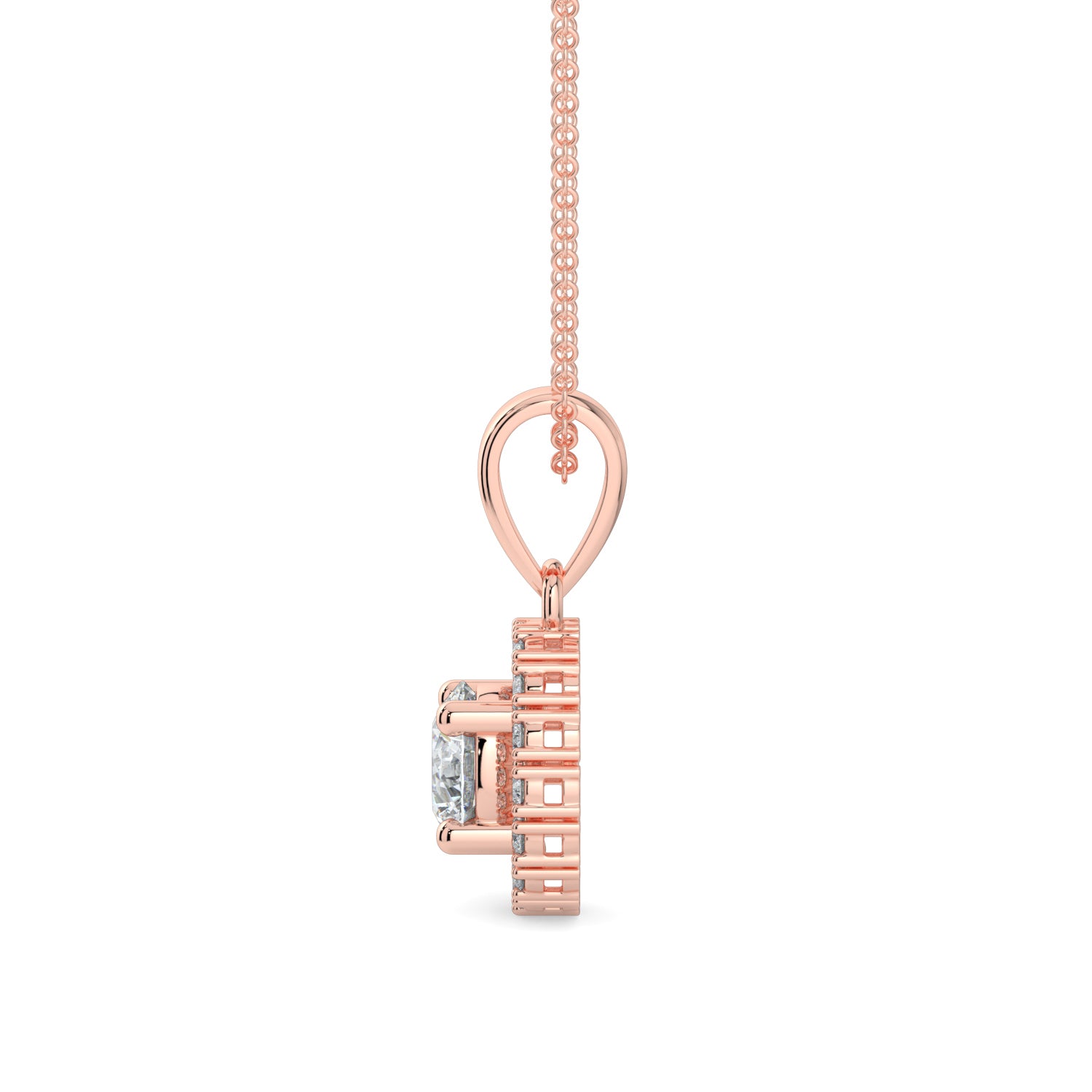 halo necklace diamond  halo necklace diamond