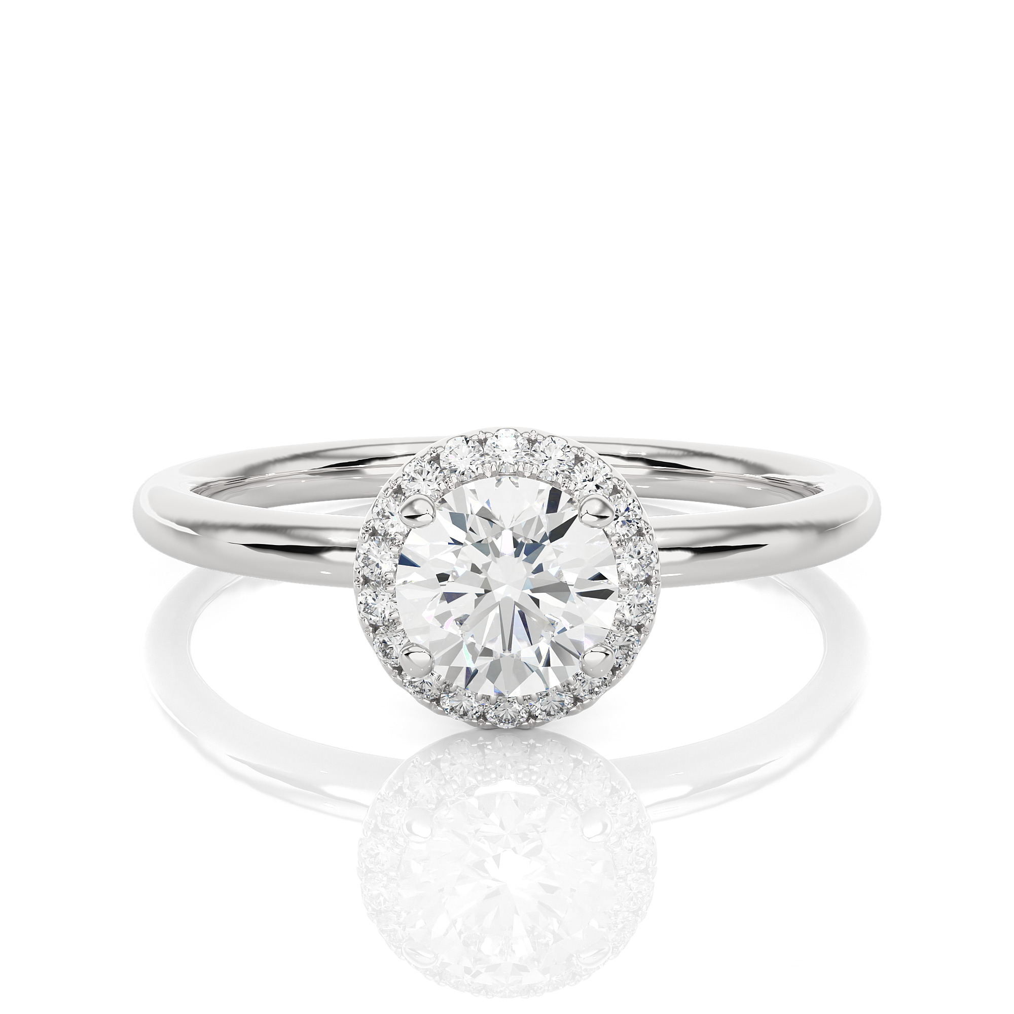 Halo Diamond Engagement Ring Halo Diamond Engagement Ring