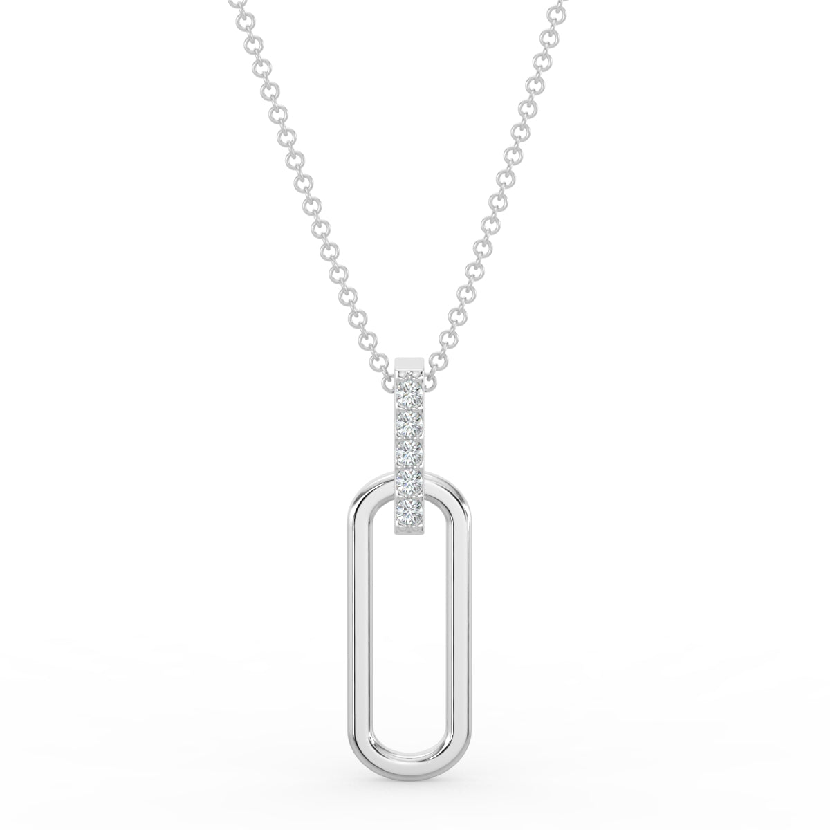 Paper Clip Link Pendant Paper Clip Link Pendant