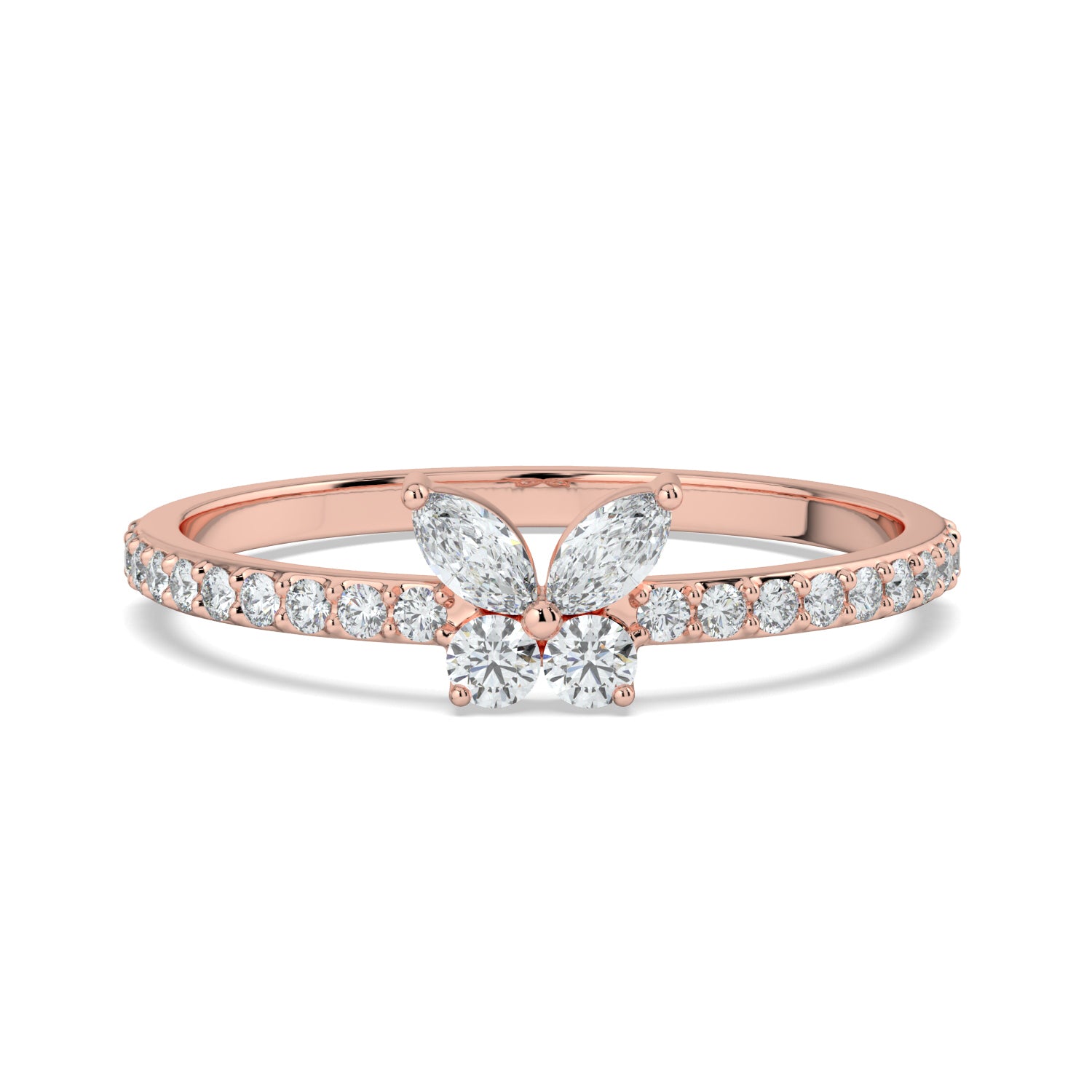 Butterfly Wedding Ring