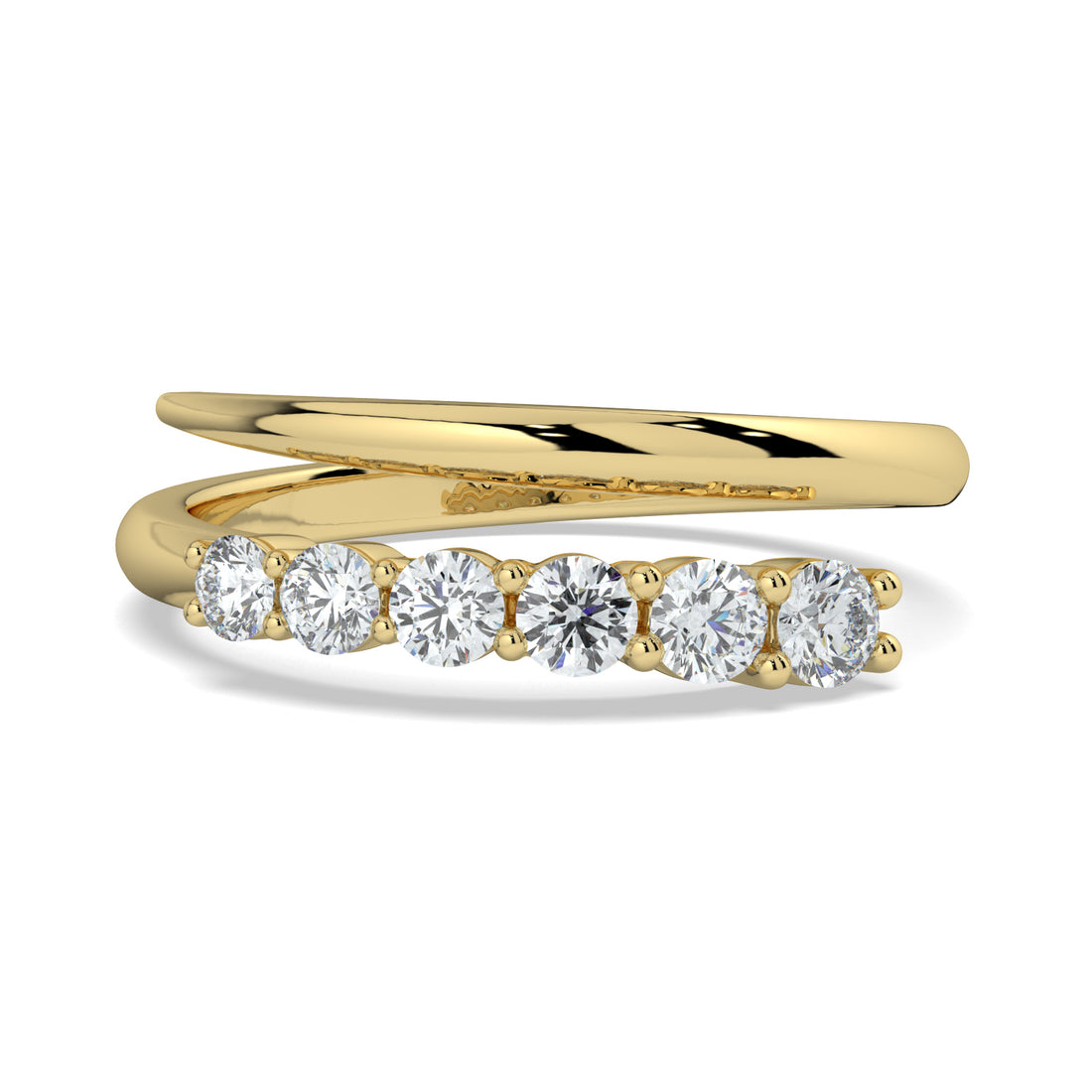 Modern Wrap wedding Ring