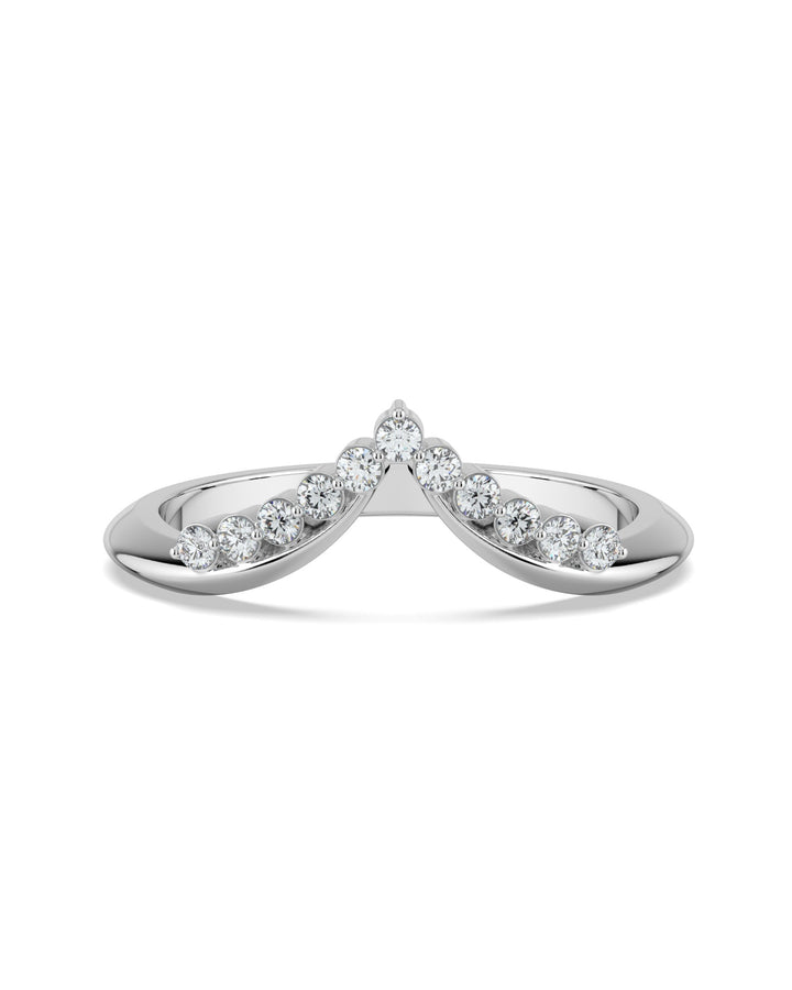 Chevron Wedding Ring