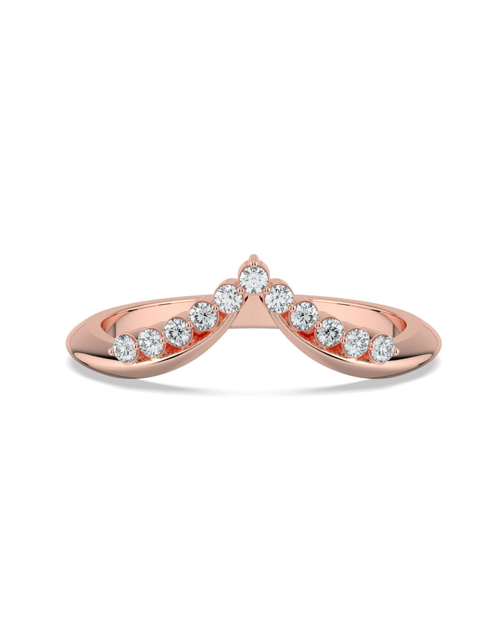Chevron Wedding Ring