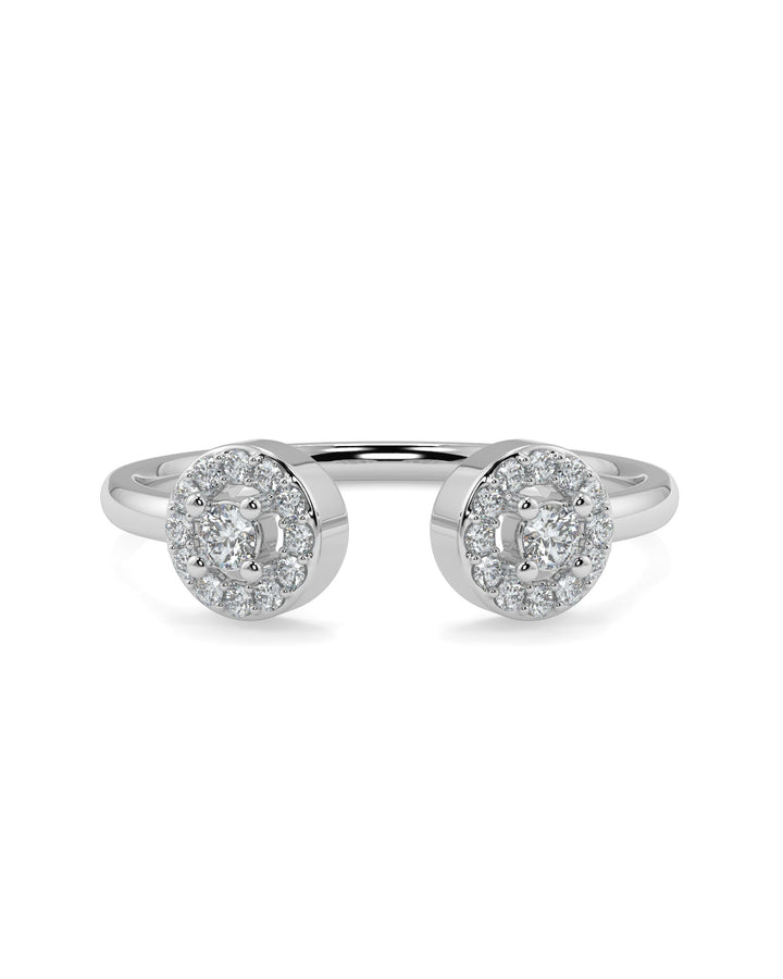 Twin Circles Wedding Ring