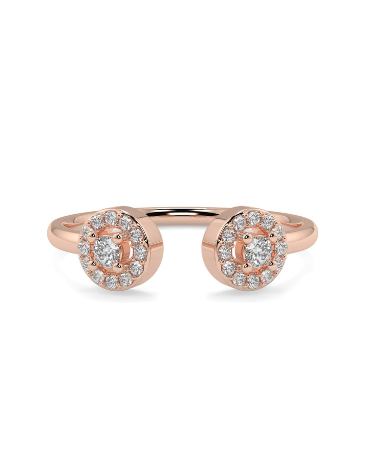 Twin Circles Wedding Ring
