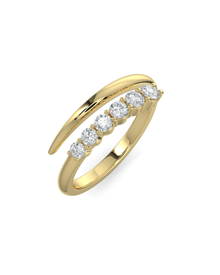 Modern Wrap wedding Ring