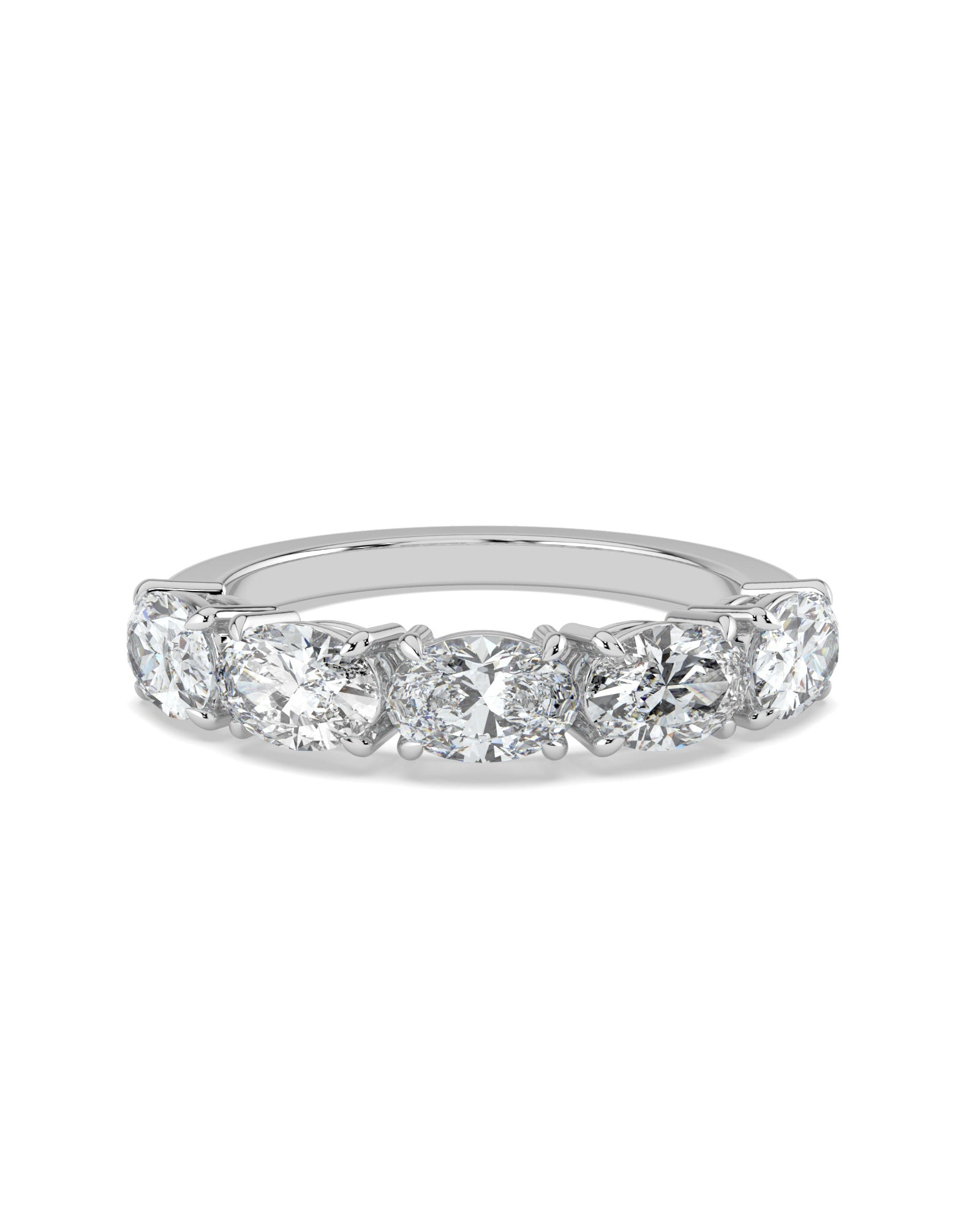 Five-Stone Oval Diamond Ring