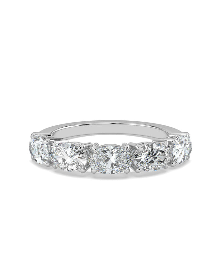 Five-Stone Oval Diamond Ring