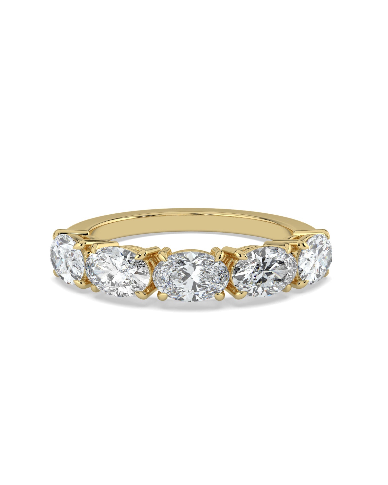 Five-Stone Oval Diamond Ring
