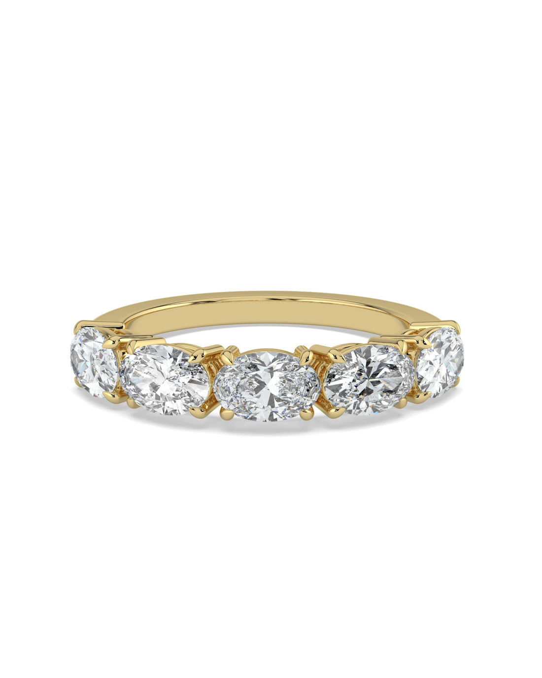 Five-Stone Oval Diamond Ring