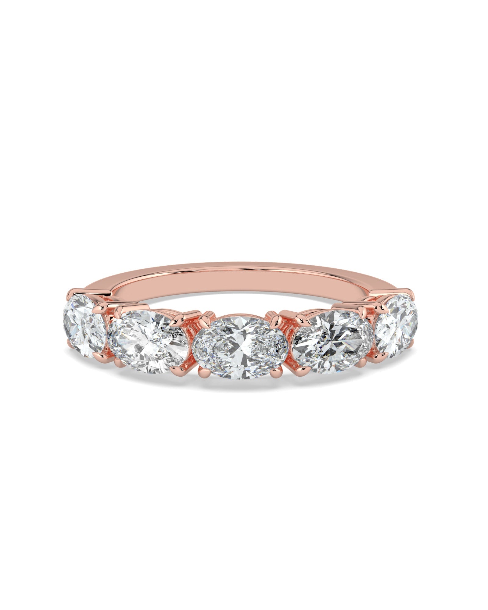 Five-Stone Oval Diamond Ring