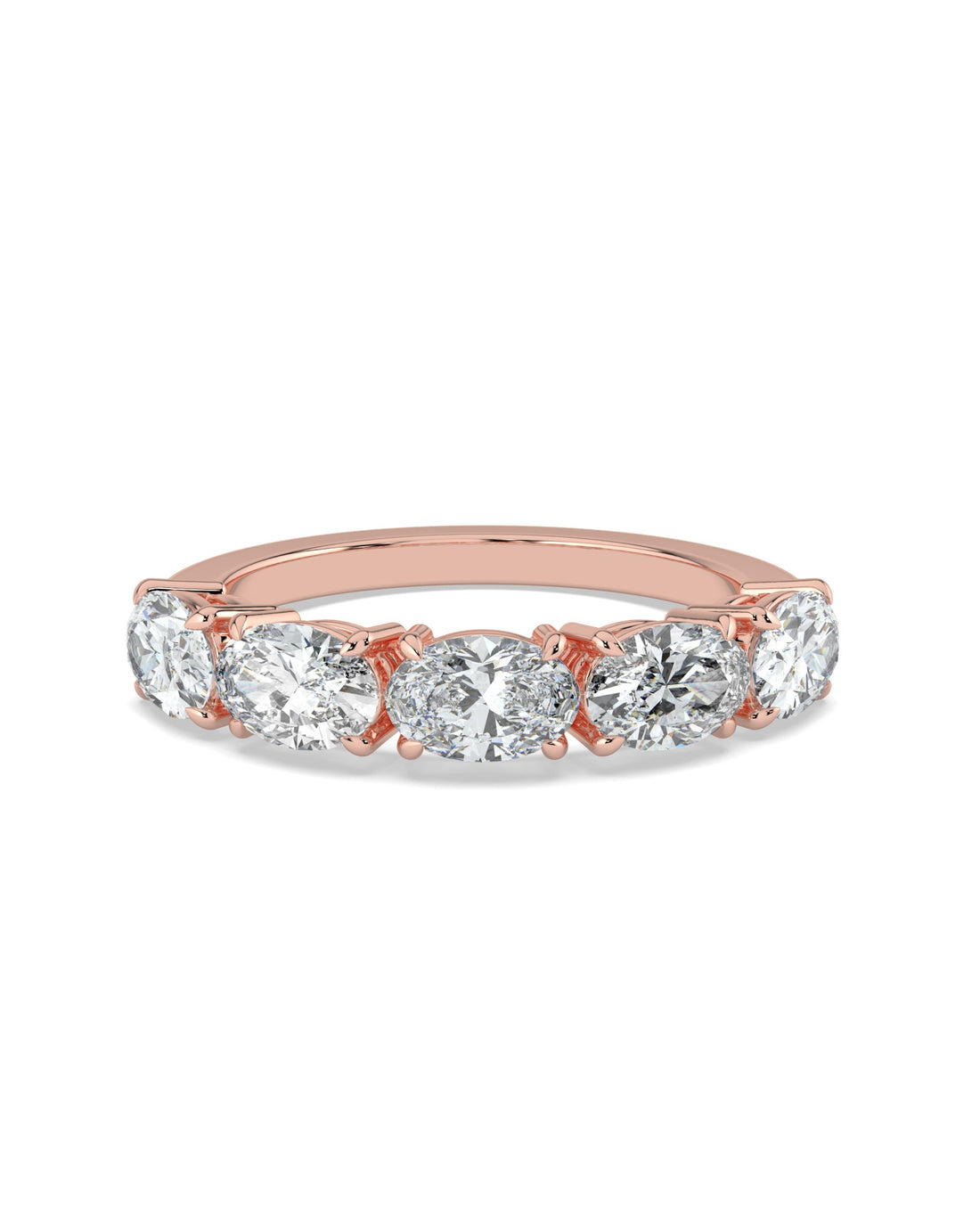 Five-Stone Oval Diamond Ring