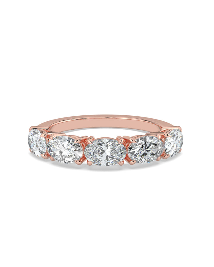 Five-Stone Oval Diamond Ring