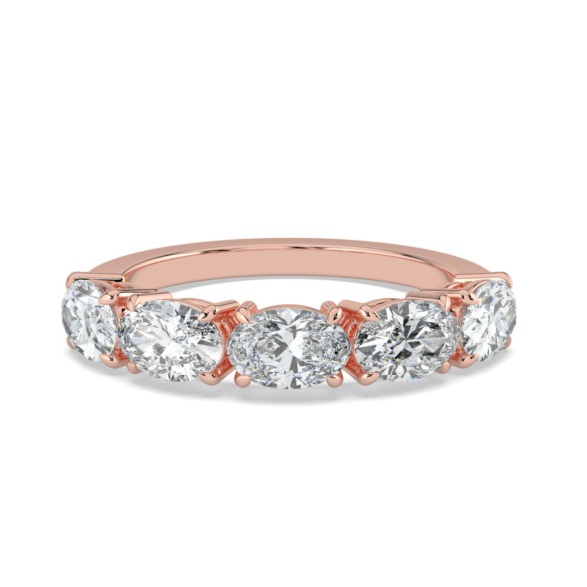 Five-Stone Oval Diamond Ring