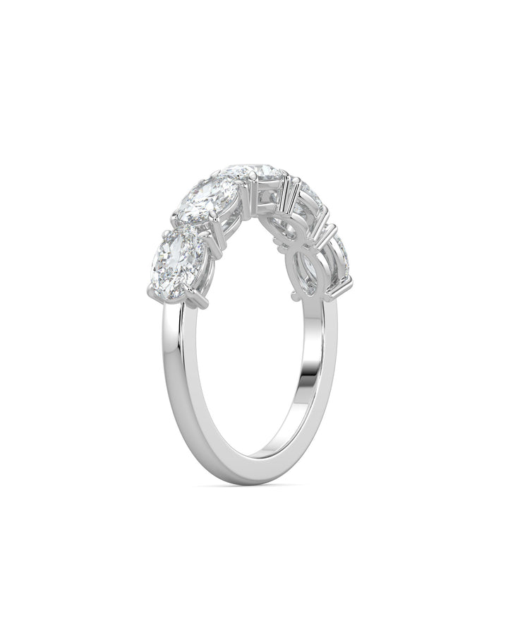 Five-Stone Oval Diamond Ring