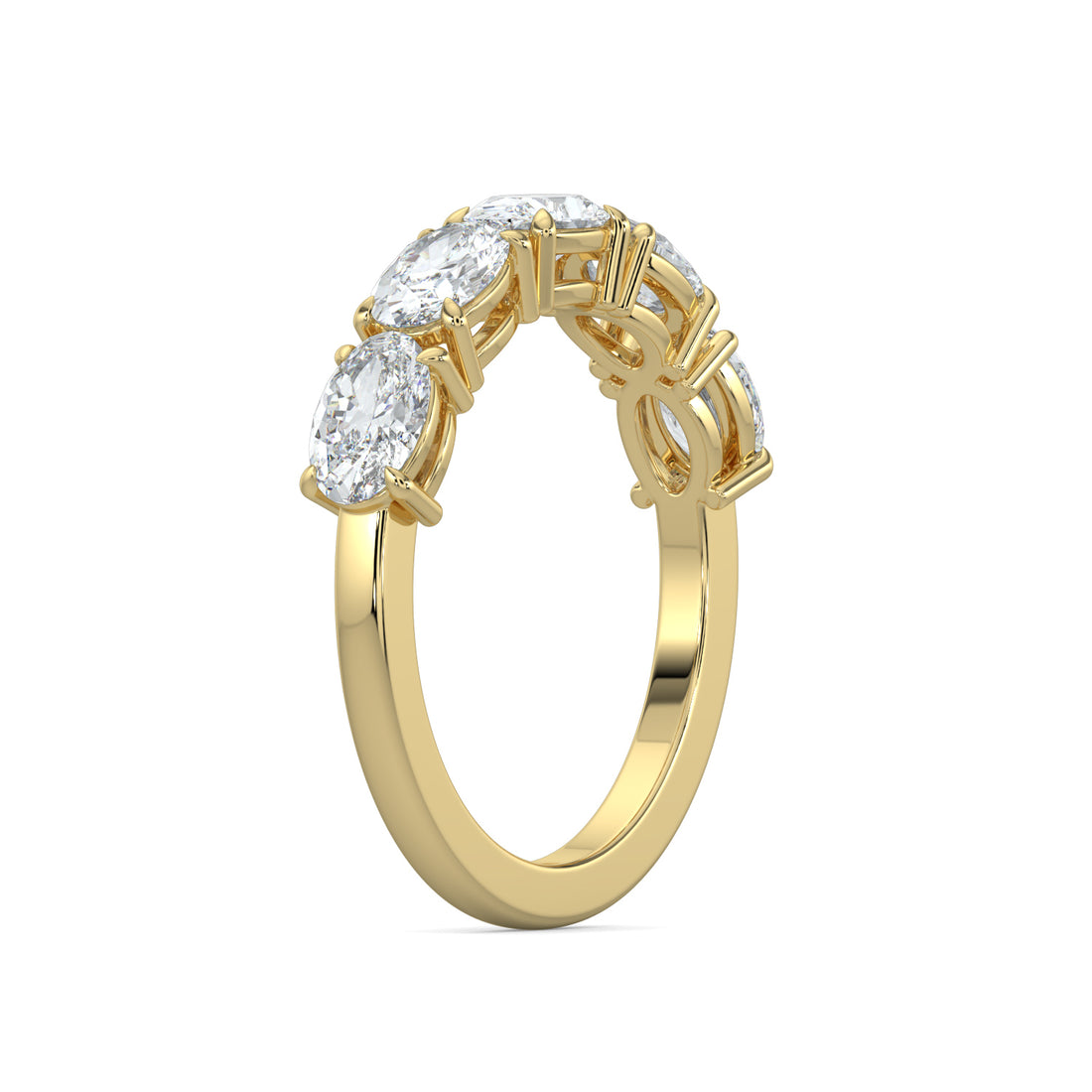 Five-Stone Oval Diamond Ring