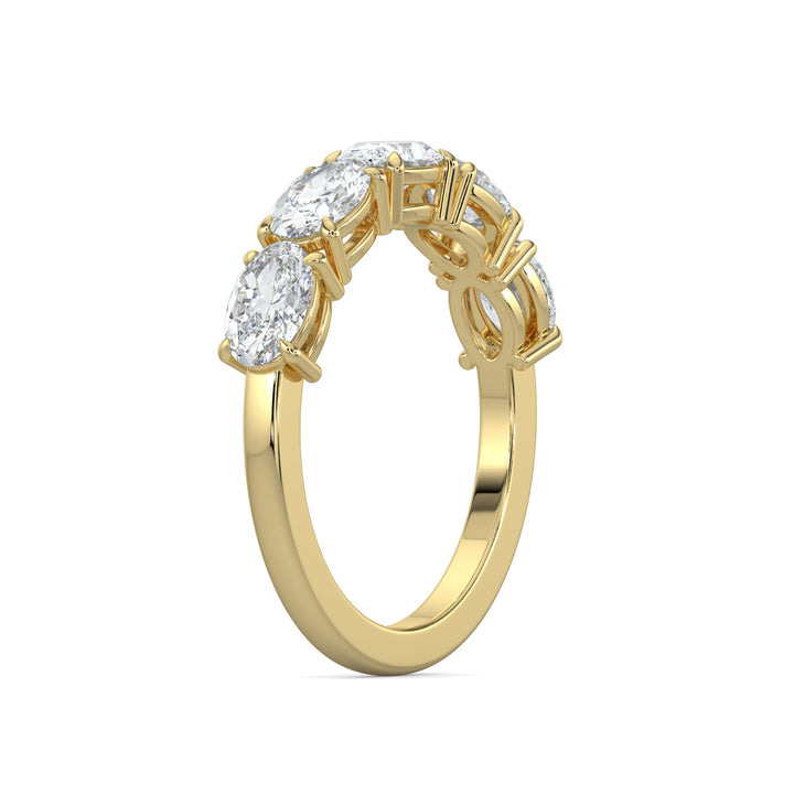 Five-Stone Oval Diamond Ring