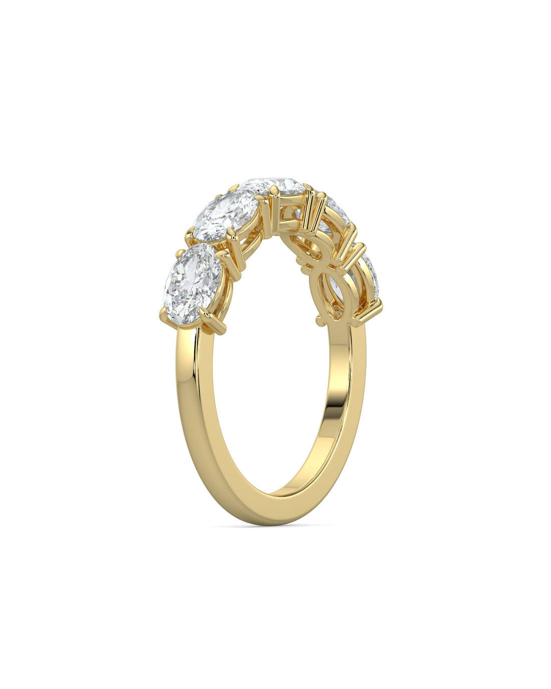 Five-Stone Oval Diamond Ring