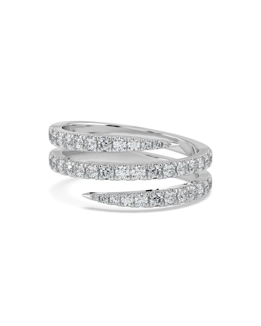 Spiral Wrap Wedding Ring
