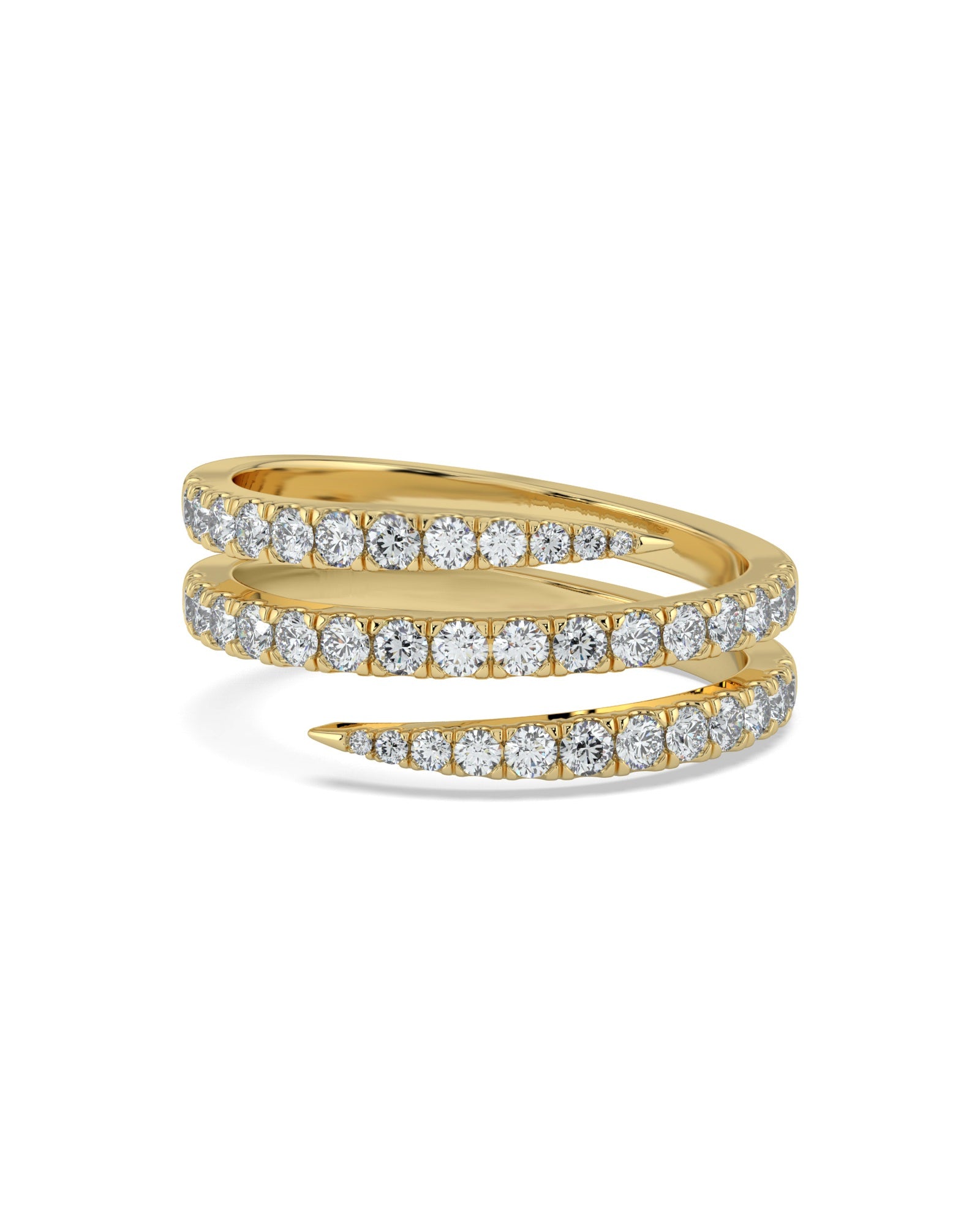 Spiral Wrap Wedding Ring