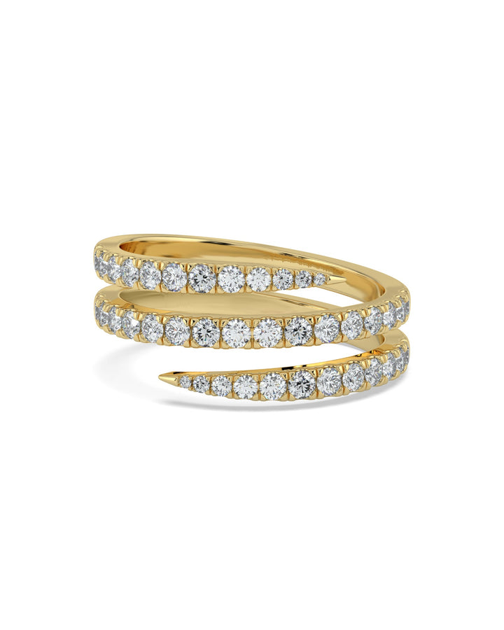 Spiral Wrap Wedding Ring