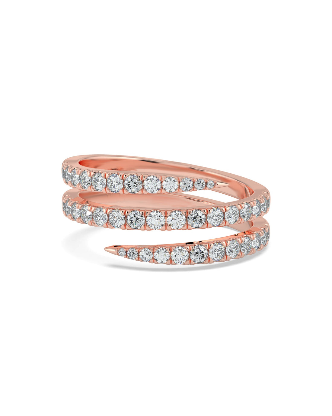 Spiral Wrap Wedding Ring