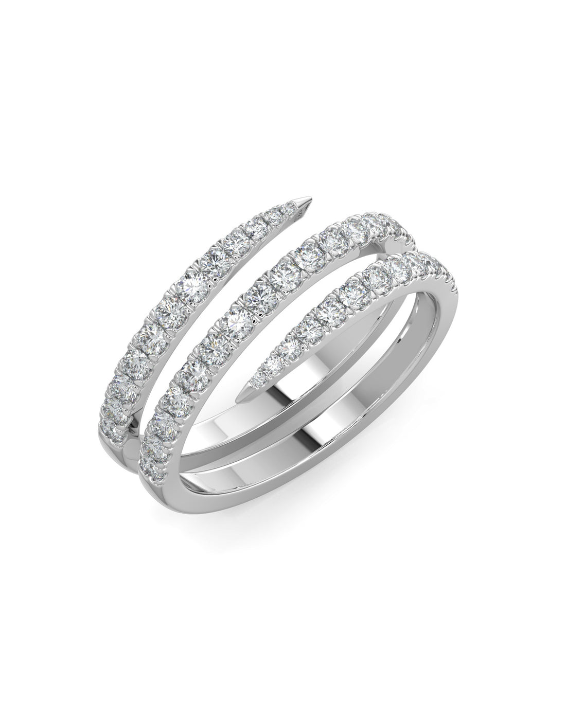 Spiral Wrap Wedding Ring