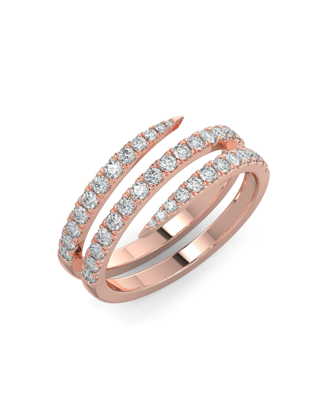 Spiral Wrap Wedding Ring