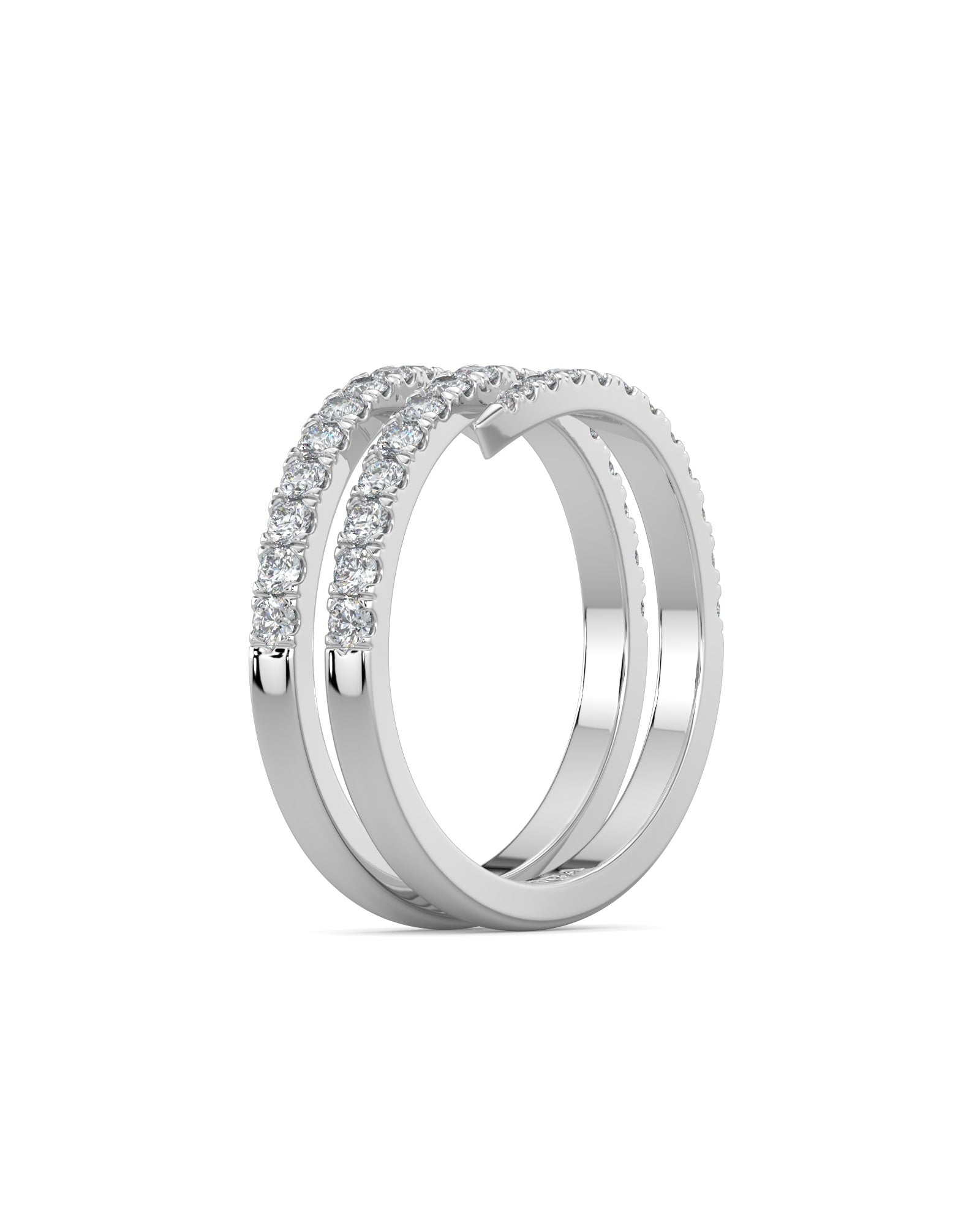 Spiral Wrap Wedding Ring