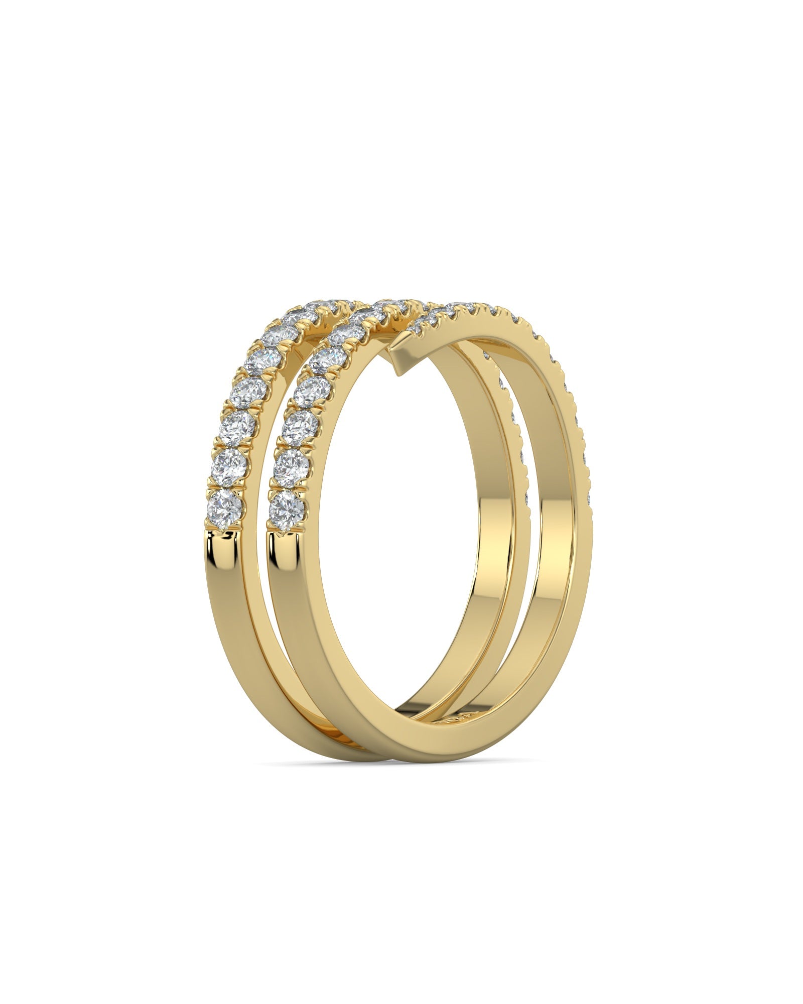 Spiral Wrap Wedding Ring