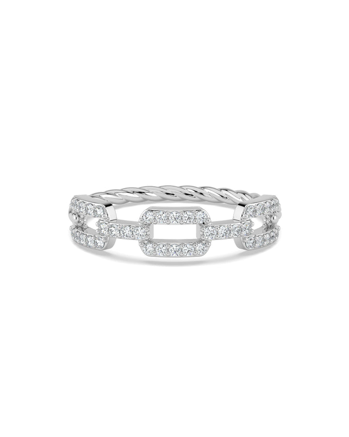 Twisted Rope Wedding Ring