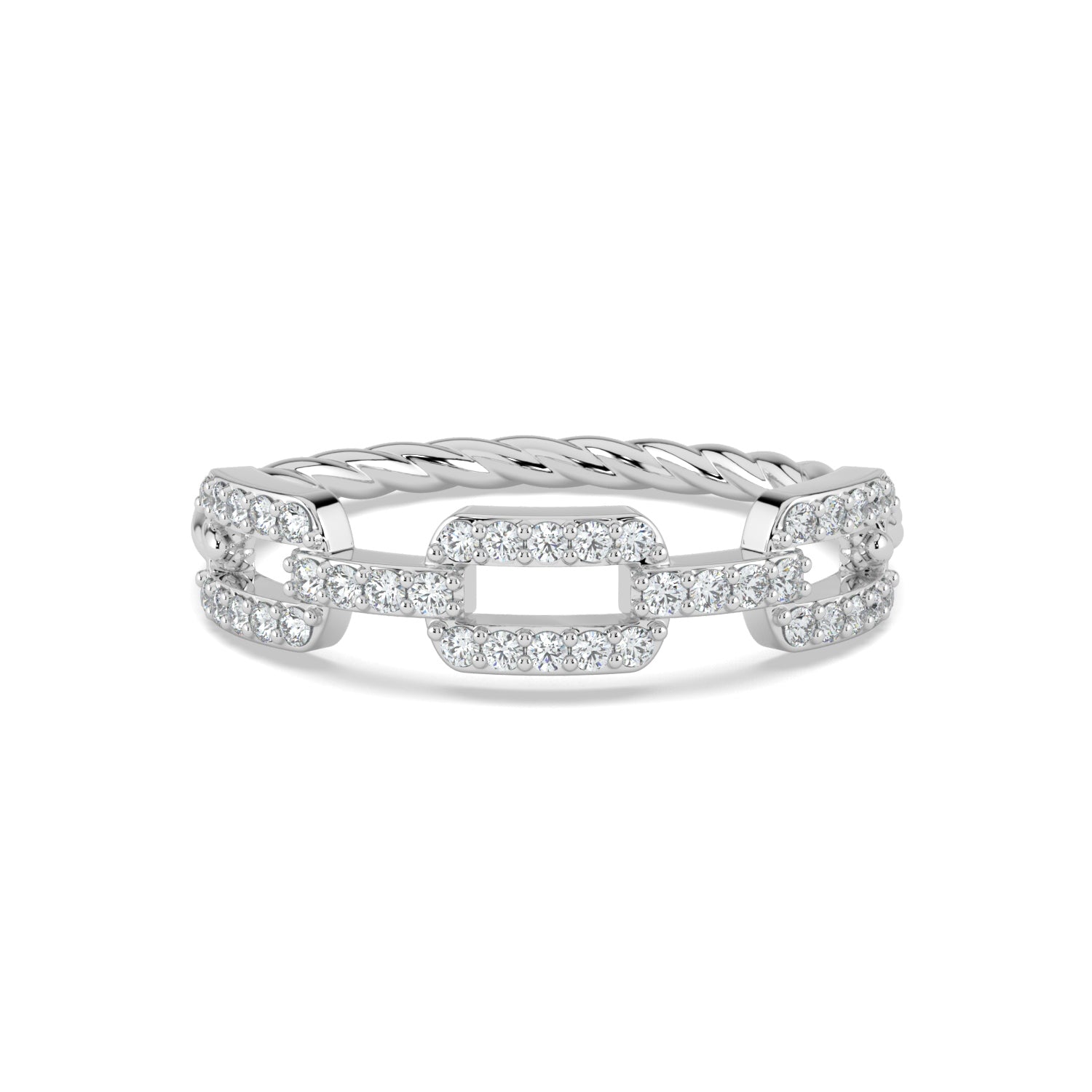 Twisted Rope Wedding Ring