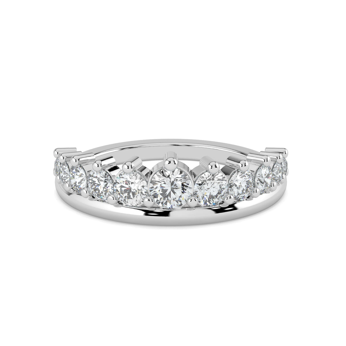 Tiara Diamond Wedding Ring