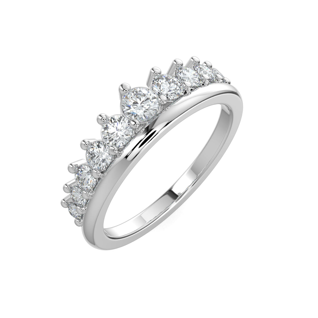 Tiara Diamond Wedding Ring