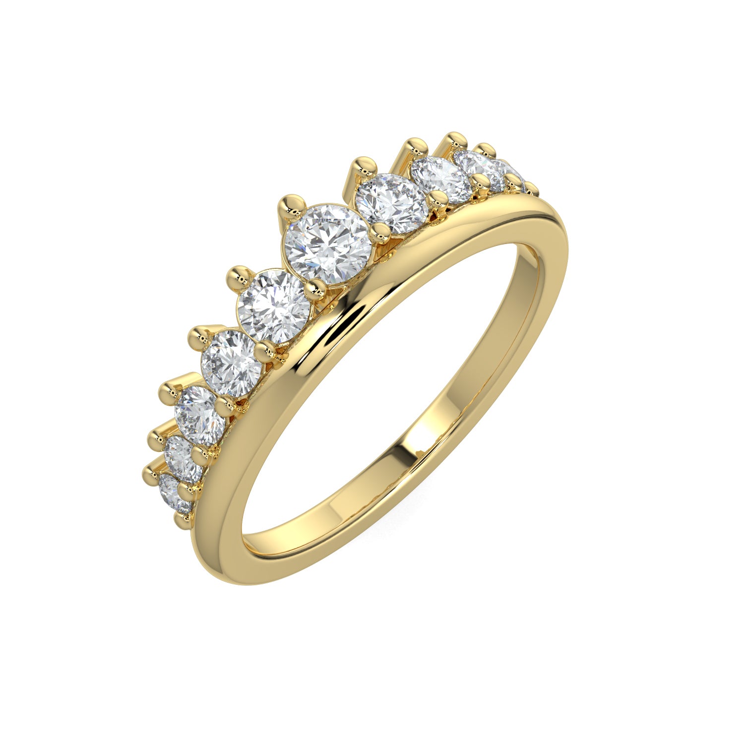 Tiara Diamond Wedding Ring