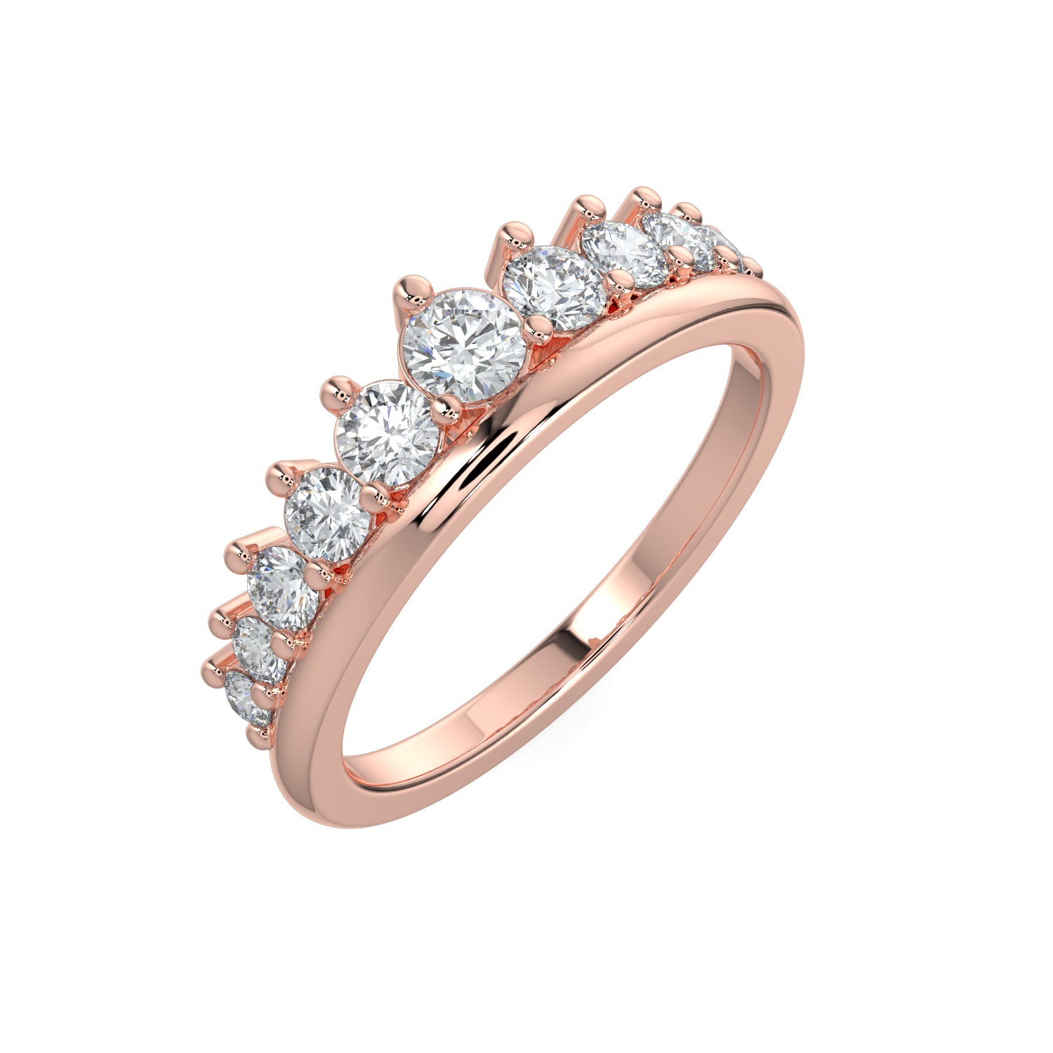 Tiara Diamond Wedding Ring