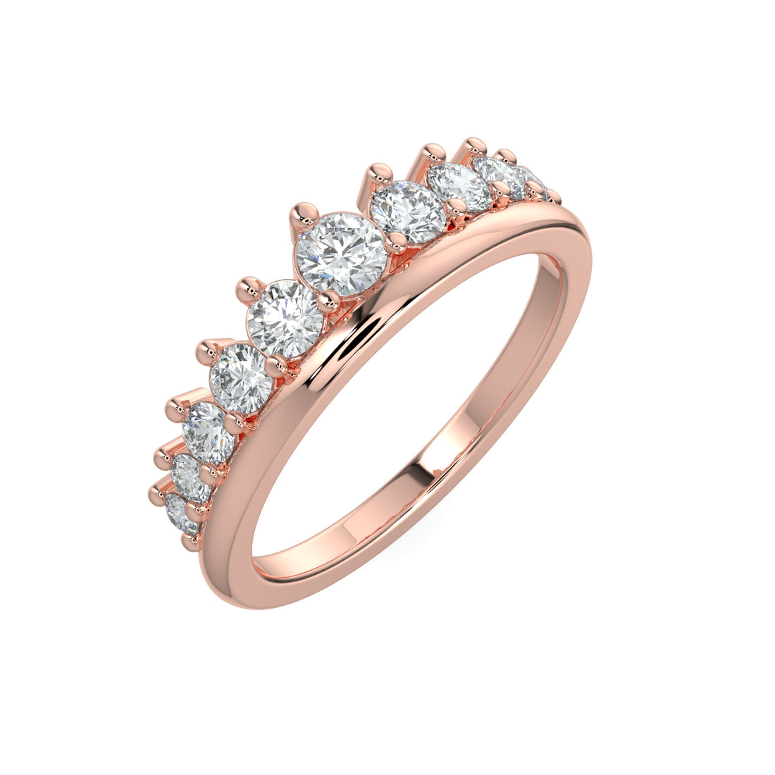 Tiara Diamond Wedding Ring