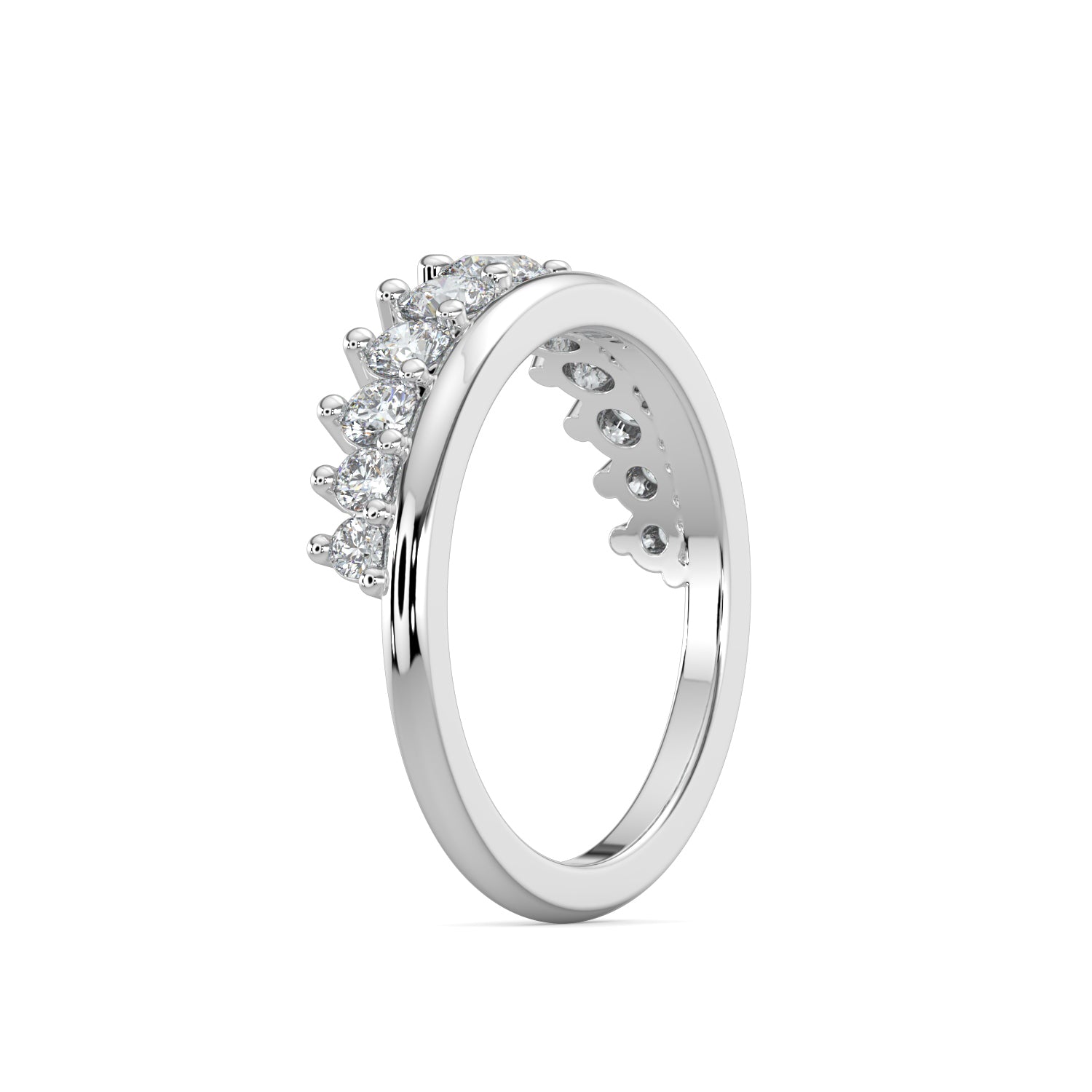 Tiara Diamond Wedding Ring