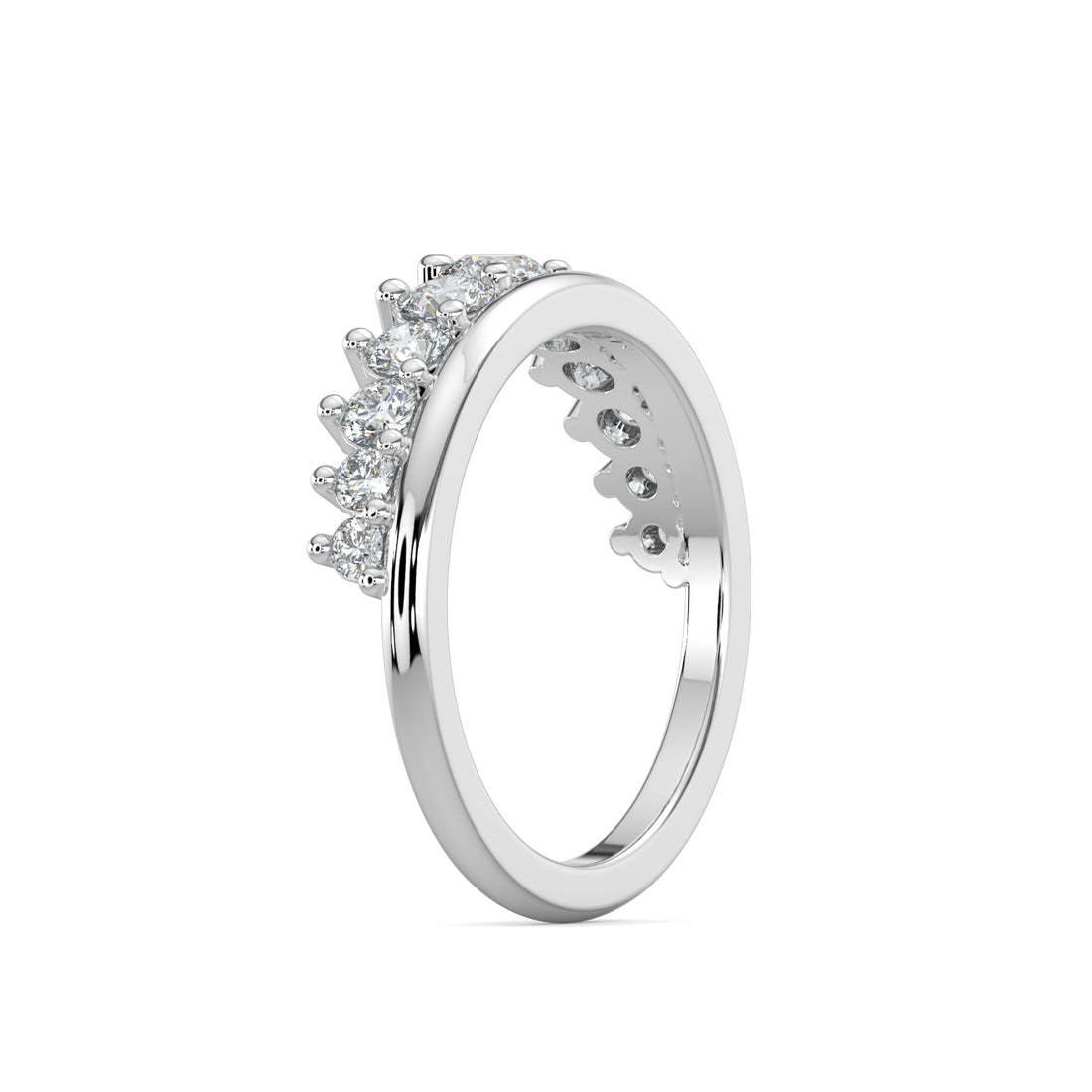 Tiara Diamond Wedding Ring