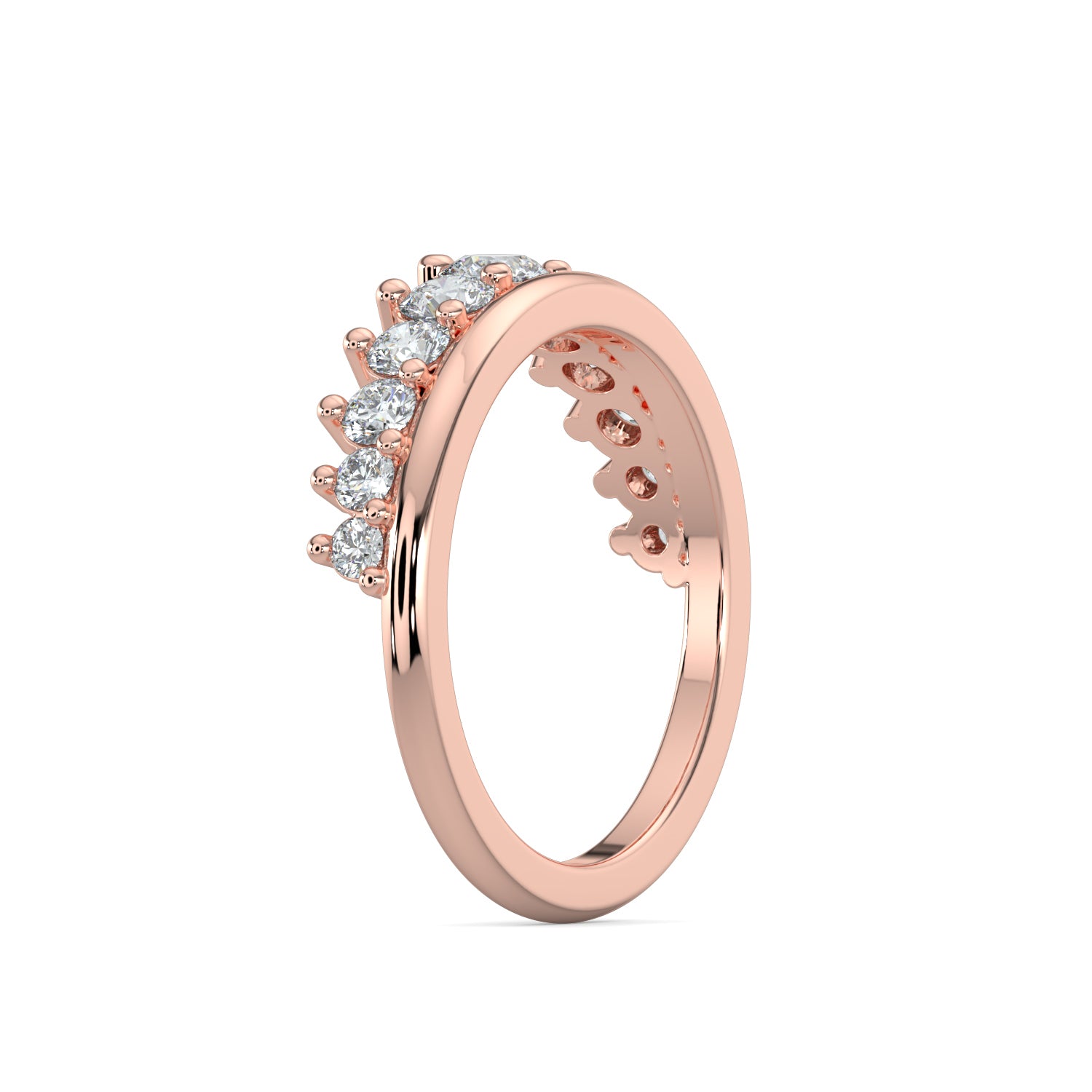 Tiara Diamond Wedding Ring