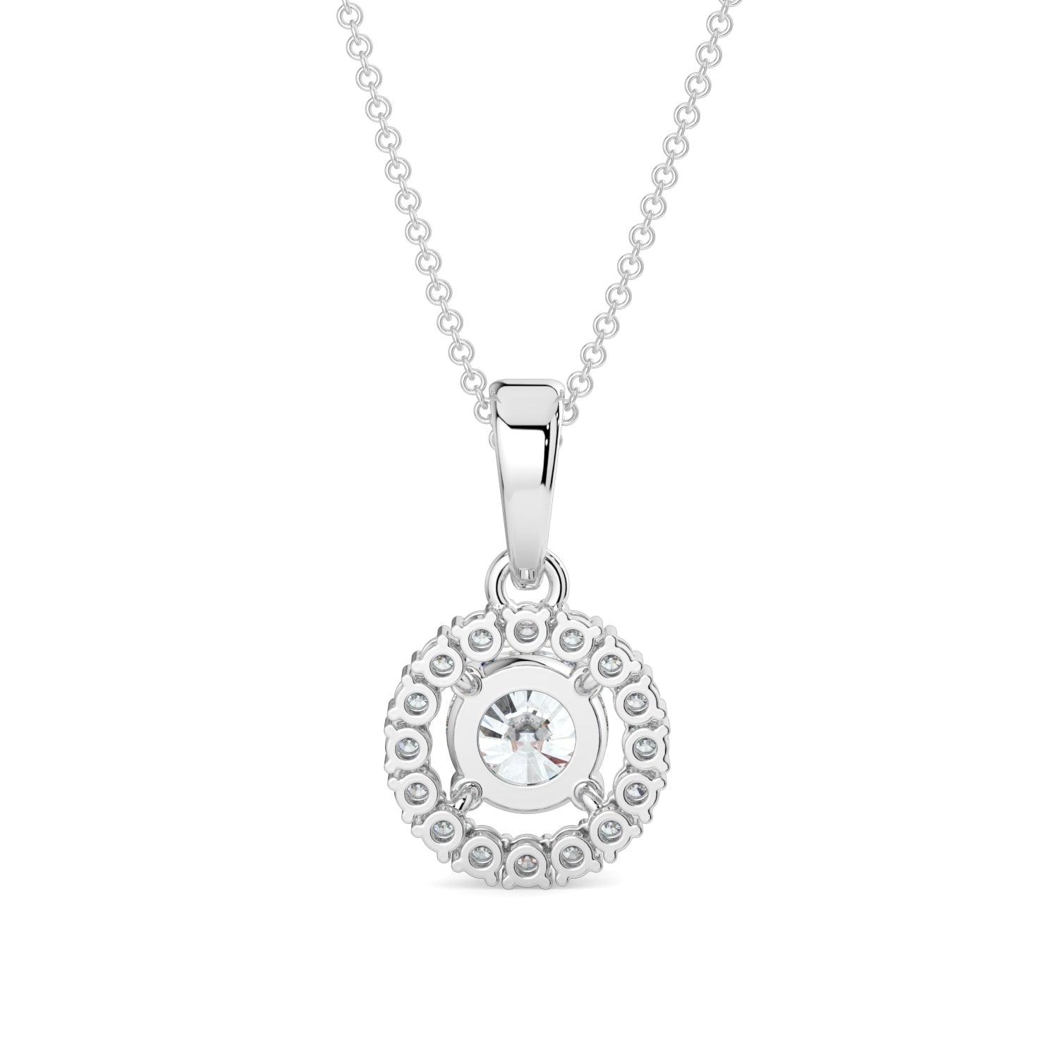 halo necklace