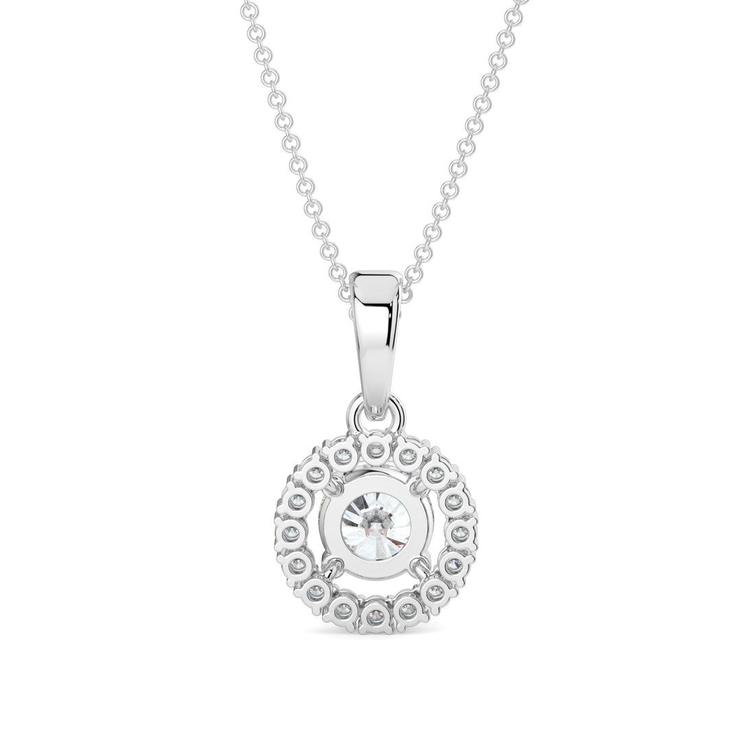 halo necklace