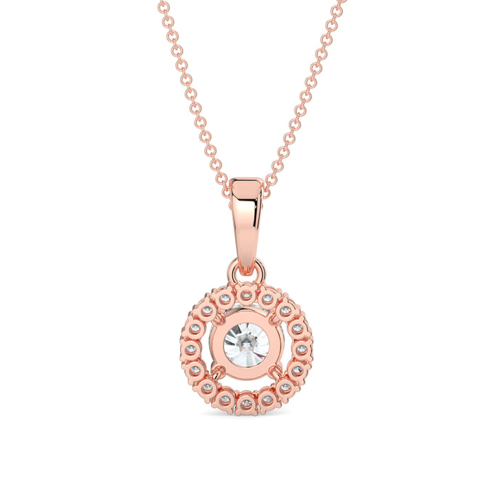 halo pendant diamond