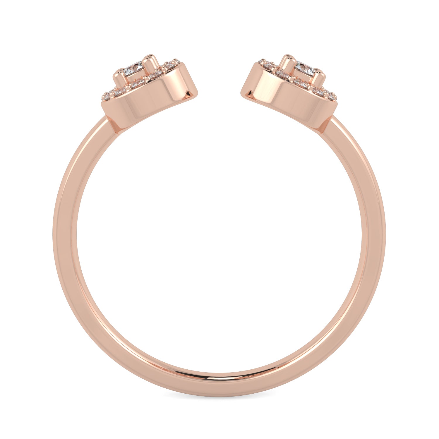 Twin Circles Wedding Ring