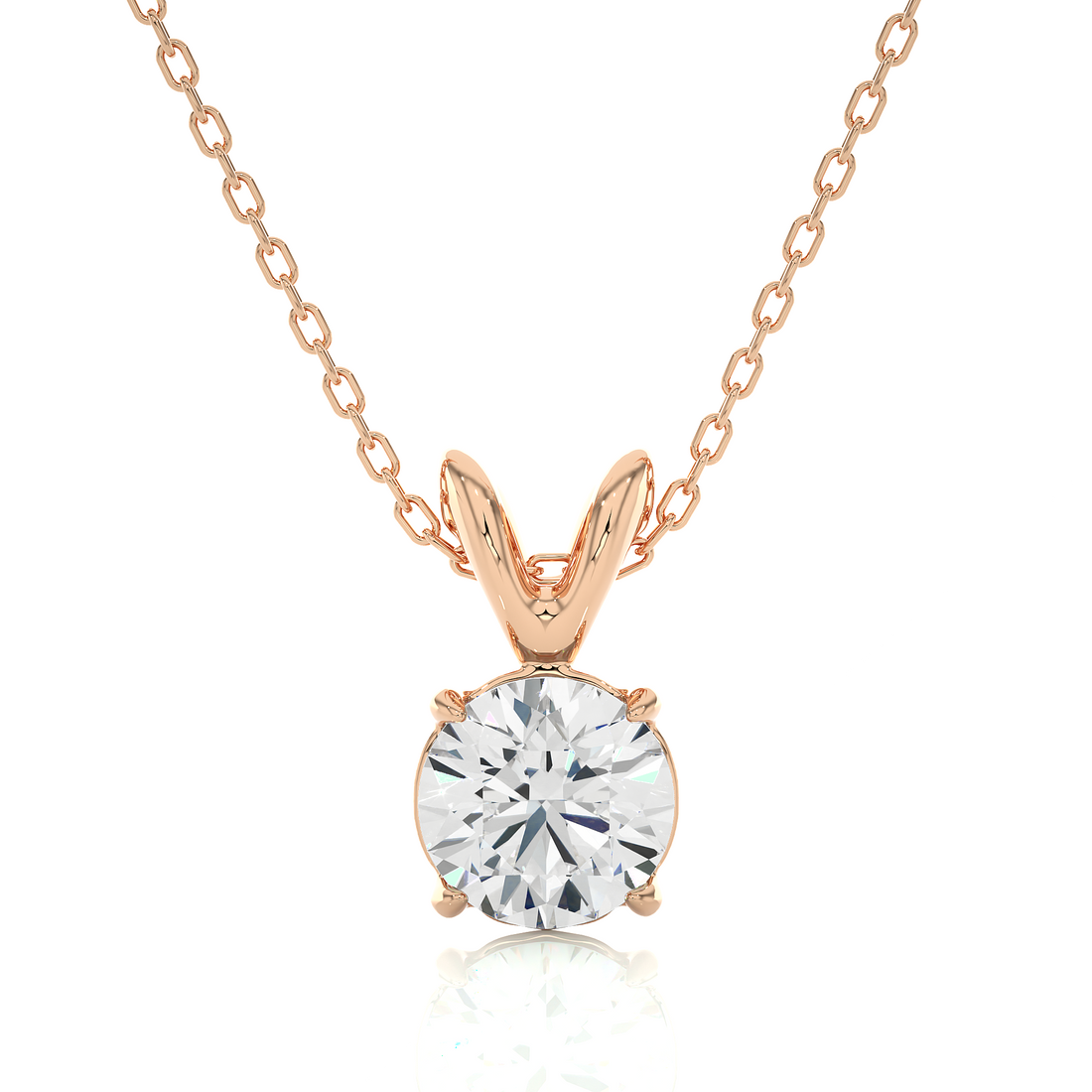 Solitaire Diamond Pendant