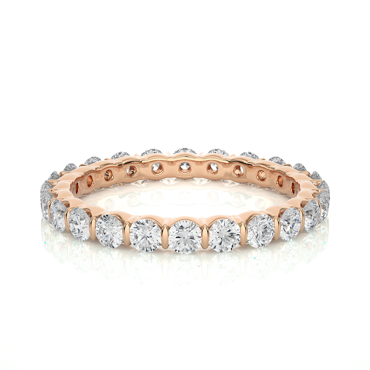 Bar-Set Wedding Eternity Band