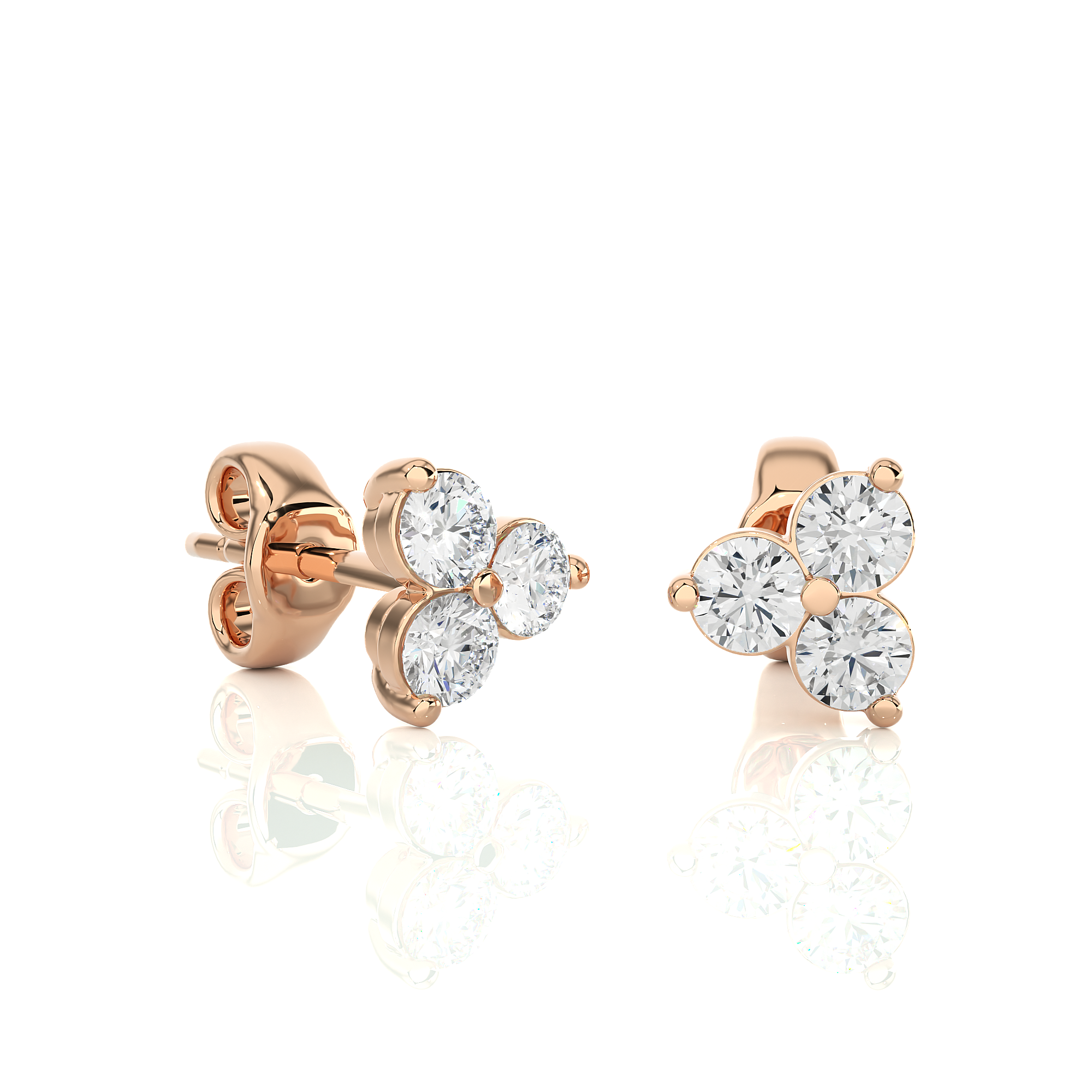 diamond stud earrings