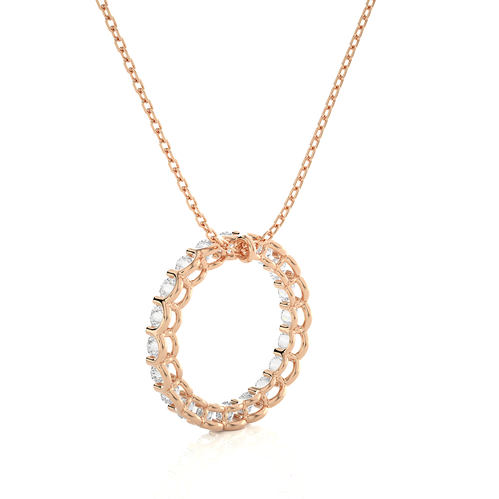 lab created diamond necklace