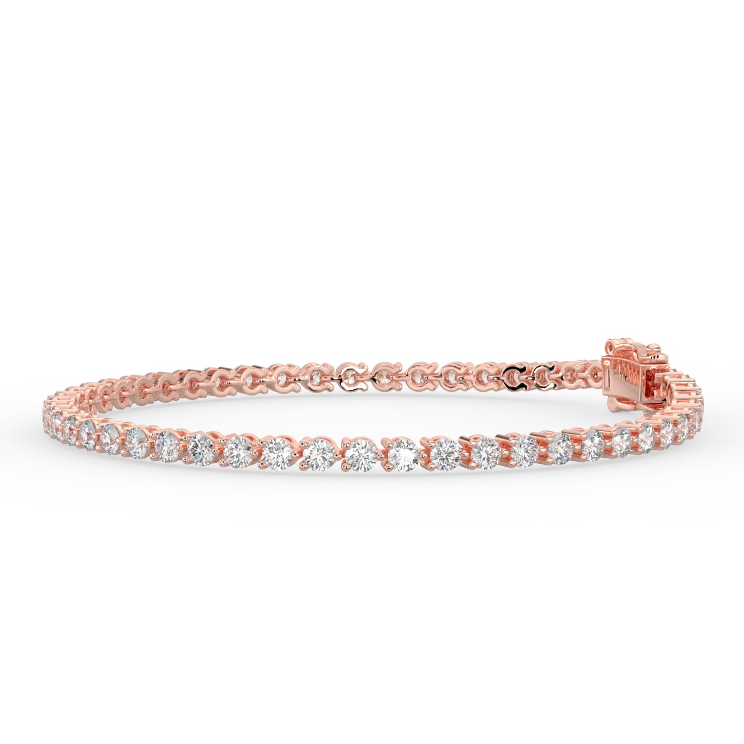 lab grown diamond tennis bracelet